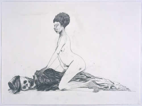 Kara Walker, That Thing, 2005, pencil on paper, 22x30 inches