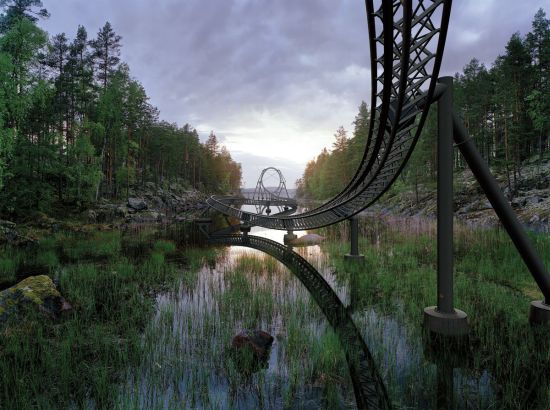 Ilkka Halso, Rollercoaster, 2004, digital chromogenic colour prints (Lambda), mounted on aluminium
100x134 cm