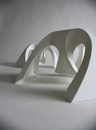 Richard Sweeney, Fractal Form II, 2006, folded paper