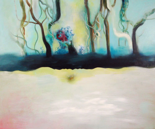 Jennifer Coates, Creeper, 2006, acrylic on canvas, 60x72 inches