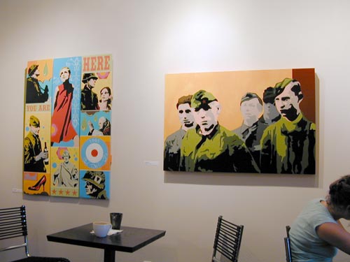 James Wolanin, installation view, Chapterhouse Cafe & Gallery, 2006