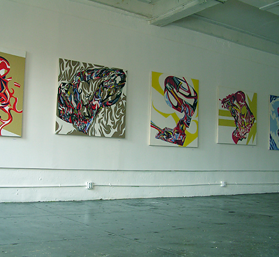 Tim Mutzel, installation view, CVB Space, 2006