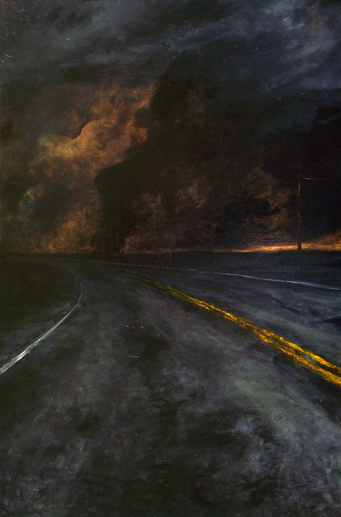 Michael Paul Miller, Are We There Yet, 2009, oil on canvas, 38x25 inches