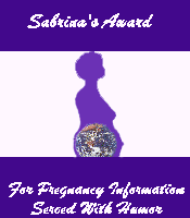 Sabrina's Pregnancy Award